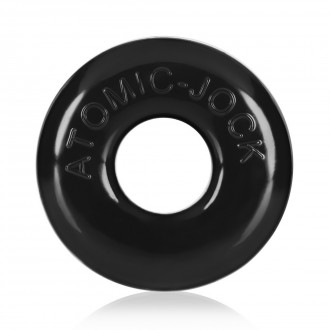 RINGER - 3-PACK OF DO-NUT-1 COCKRINGS - BLACK