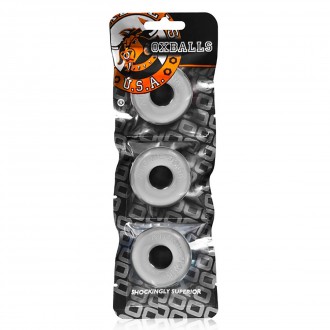 RINGER - 3-PACK OF DO-NUT-1 COCKRINGS - CLEAR