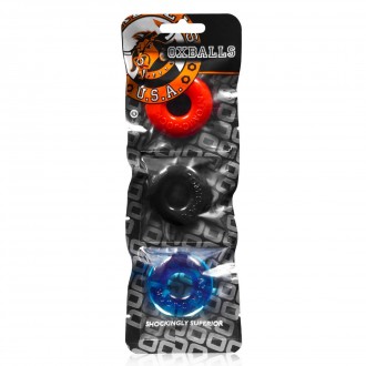 RINGER - 3-PACK OF DO-NUT-1 COCKRINGS - MULTI