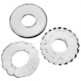 BONEMAKER - 3-PACK BONER COCKRING KIT - CLEAR