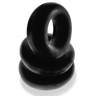 FAT WILLY - 3-PACK JUMBO COCKRINGS - BLACK