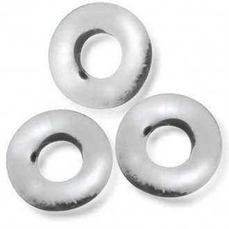 FAT WILLY - 3-PACK JUMBO COCKRINGS - CLEAR