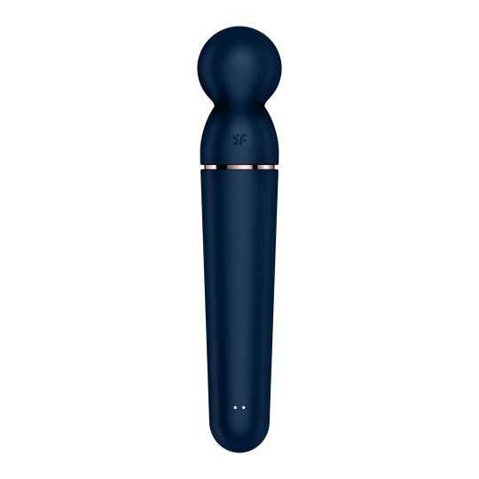 PLANET WAND-ER - WAND VIBRATOR - BLUE/ROSE GOLD