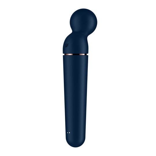 PLANET WAND-ER - WAND VIBRATOR - BLUE/ROSE GOLD