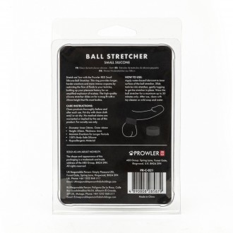 SILICONE BALL STRETCHER - SMALL - BLACK