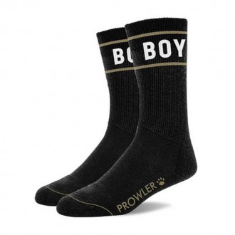 BOY SOCKS - BLACK/WHITE