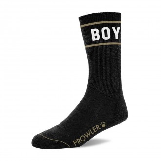 BOY SOCKS - BLACK/WHITE