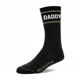 DADDY SOCKS - BLACK/WHITE