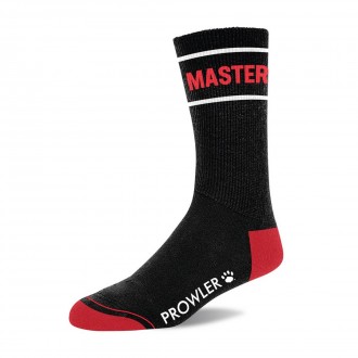 MASTER SOCKS - BLACK/RED