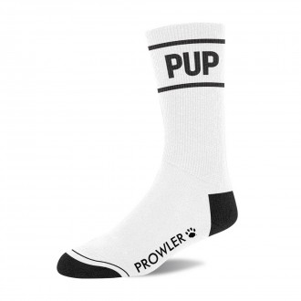 PUP SOCKS - WHITE/BLACK