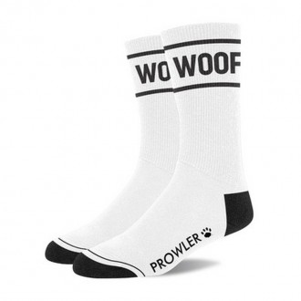 WOOF SOCKS - WHITE/BLACK