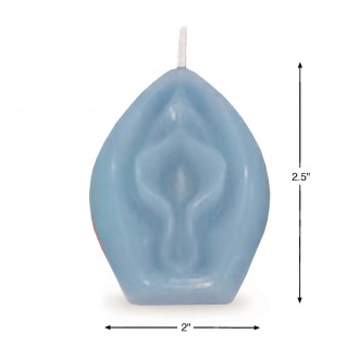 EDEN’S CANDLE - VANILLA SCENTED VAGINA - BLUE