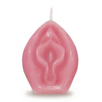 EDEN’S CANDLE - VANILLA SCENTED VAGINA - ROSE