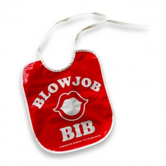 BLOW JOB BIB - NOVELTY GAG GIFT