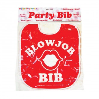 BLOW JOB BIB - NOVELTY GAG GIFT