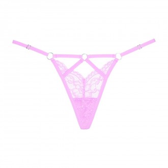 DO NOT DISTURB - LACE THONG - OS - PINK