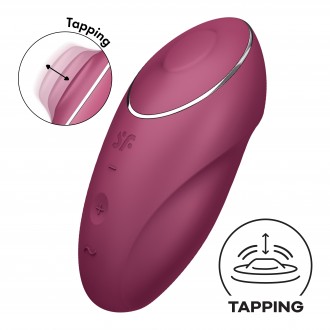 SATISFYER TAP & CLIMAX 1 RED STIMULATOR