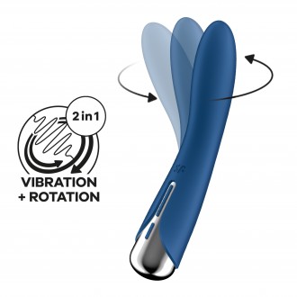 VIBRADOR SPINNING VIBE 1 AZUL SATISFYER