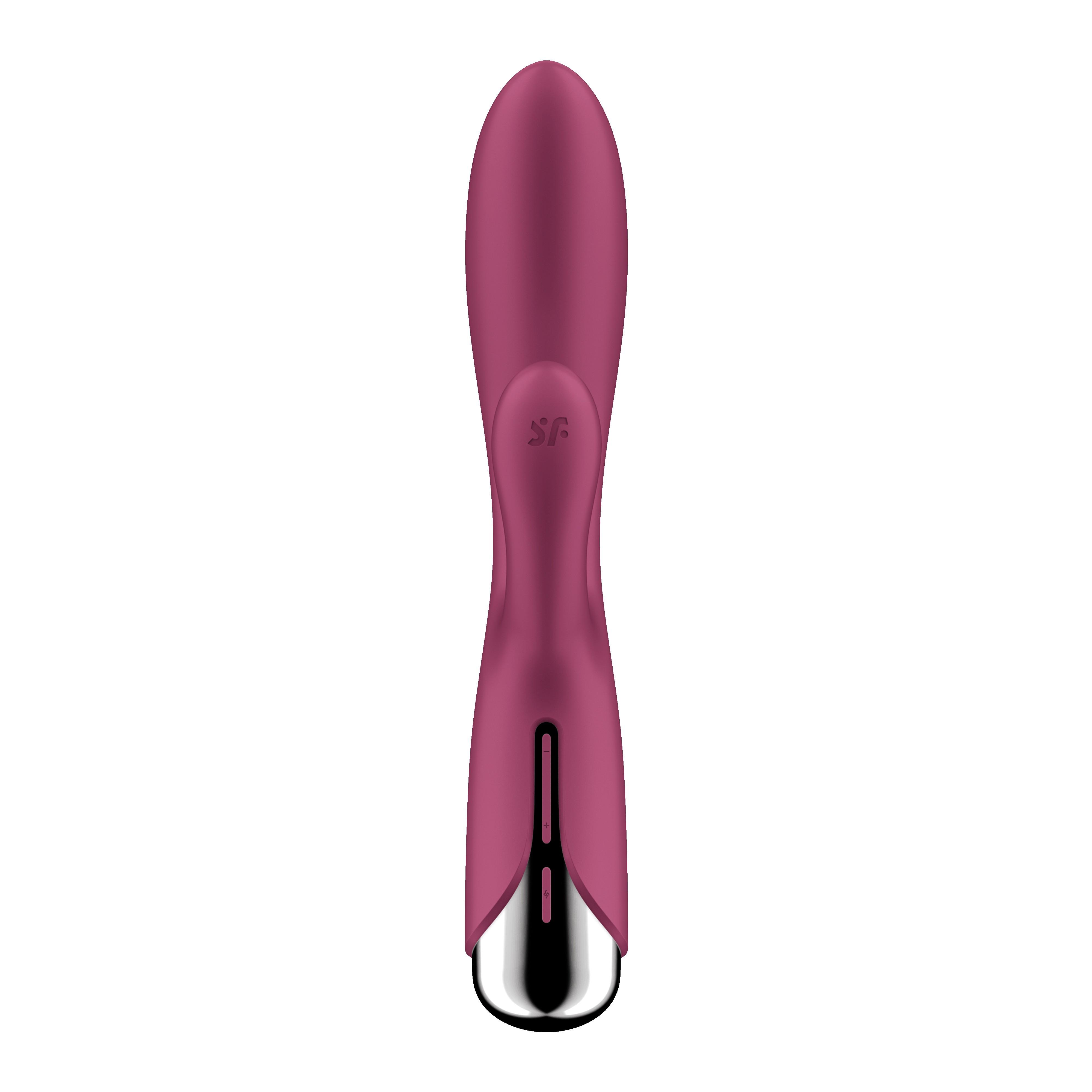 VIBRADOR SPINNING RABBIT 1 VERMELHO SATISFYER