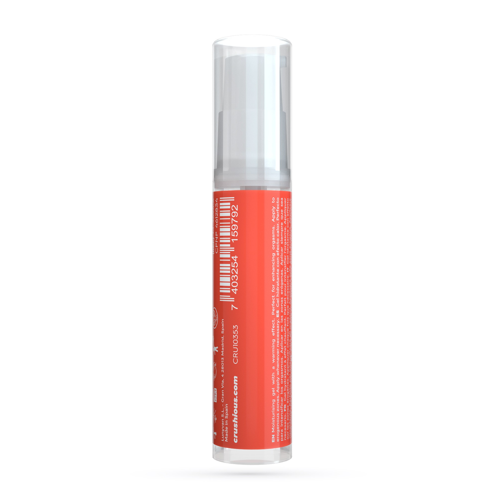 JELLY LUBRIFICANTE LUBSHIOUS AL EFFETTO CALORE CRUSHIOUS 10ML