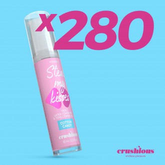 CONFEZIONE DA 280 JELLY LUBRIFICANTE LUBSHIOUS AL GUSTO COTONE DOLCE CRUSHIOUS 10ML