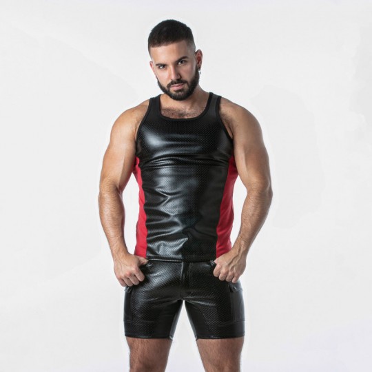 DÉBARDEUR RUB IT TANKTOP LOCKER GEAR ROUGE