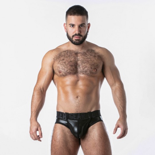 LOCKER GEAR OPEN ACCESS JOCK BRIEF BLACK