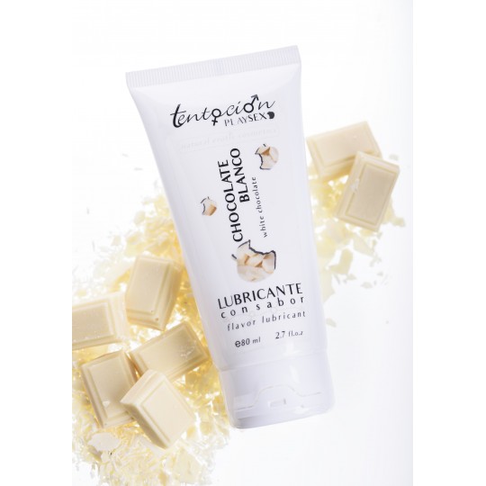 LUBRIFIANT AROMATISÉ AU CHOCOLAT BLANC 80ML TENTACIÓN PLAY SEX