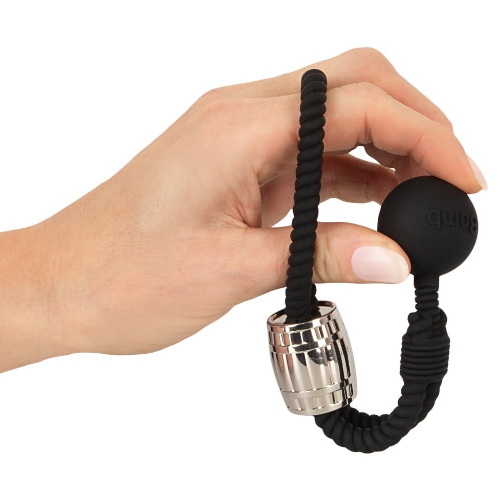 HEAVY ROPE COCK STRAP WITH BALL