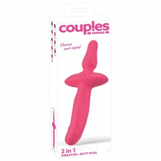 2IN1 VIBRATOR + BUTT PLUG