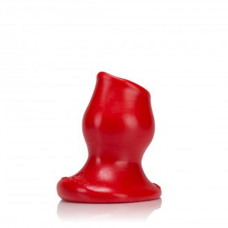 PIGHOLE - HOLLOW BUTT PLUG - SMALL - RED