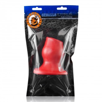 PIGHOLE - HOLLOW BUTT PLUG - MEDIUM - RED