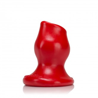 PIGHOLE - HOLLOW BUTT PLUG - MEDIUM - RED