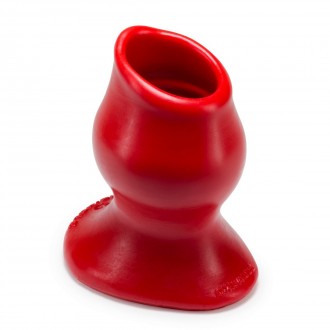 PIGHOLE - HOLLOW BUTT PLUG - XLARGE - RED