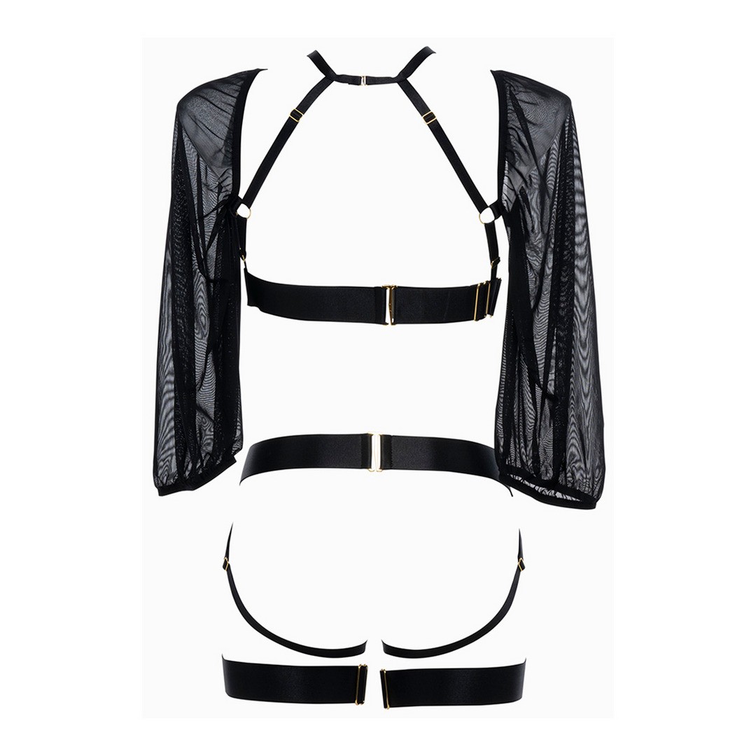 IBIZA BABE - HARNESS SET - OS - BLACK