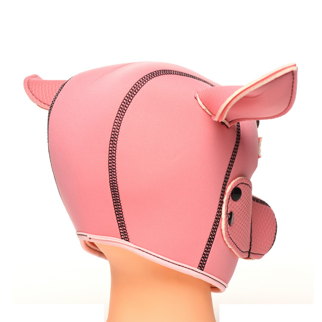 SWINE - PIG NEOPRENE HOOD - PINK