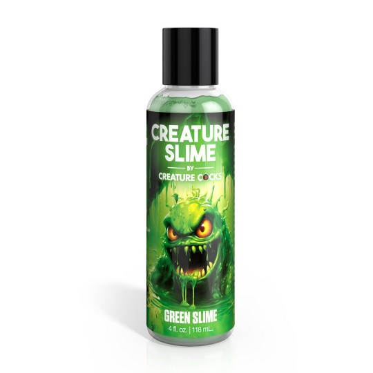 CREATURE SLIME - GREEN SLIME - WATERBASED LUBRICANT - 4 FL OZ / 118 ML