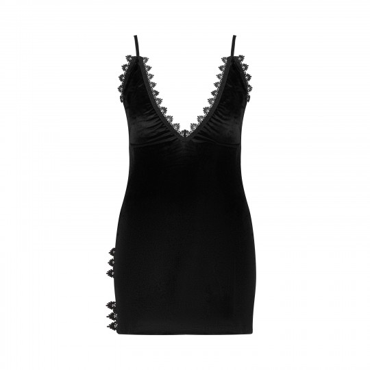 ROBE ET STRING PALOMA NOIR BEAUTY NIGHT FASHION