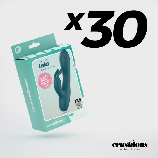 CONFEZIONE DA 30 MINI VIBRATORE RABBIT LOLA CRUSHIOUS