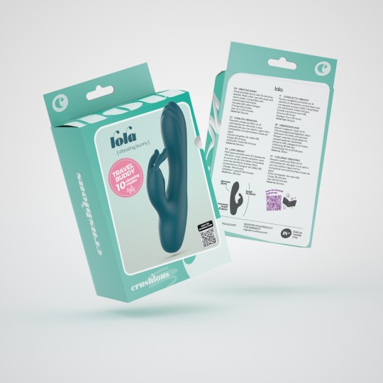 5 + 1 GRATUITO MINI VIBRATORE RABBIT LOLA CRUSHIOUS