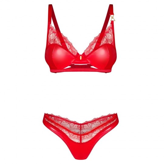 CONJUNTO DE 2 PIEZAS ALIOSA ROJO OBSESSIVE