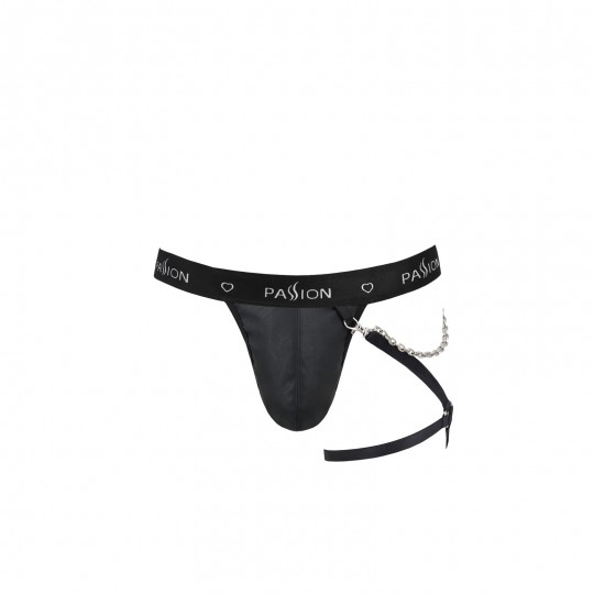 PASSION GARTER THONG BILL BLACK