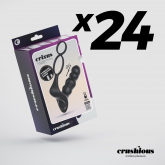 CONFEZIONE DA 24 VIBRATORE PROSTATICO CON TELECOMANDO CRIXUS CRUSHIOUS