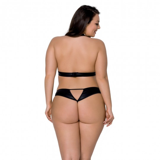 CONJUNTO DE 2 PEÇAS MALWIA PRETO TAMANHO QUEEN PASSION