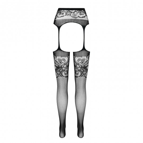 COLLANTS COM EFEITO DE LIGAS S029 PRETAS EROTIC LINE PASSION