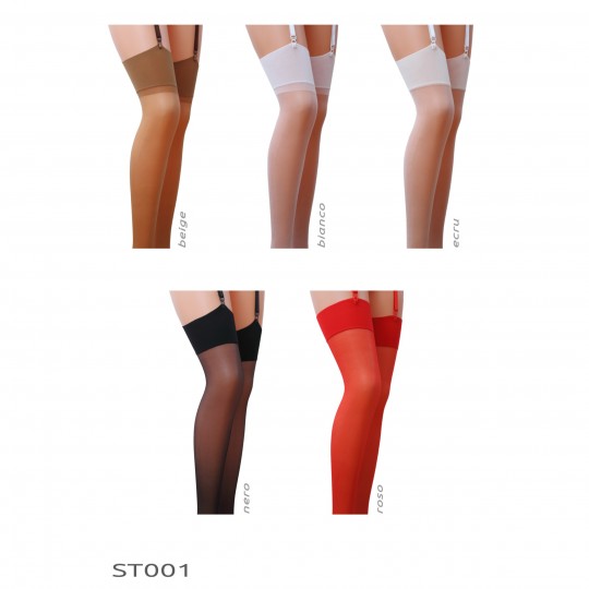 PASSION STOCKINGS ST001 BLACK (17 DEN)