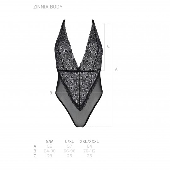 ZINNIA BODY BLACK  - ECO PASSION