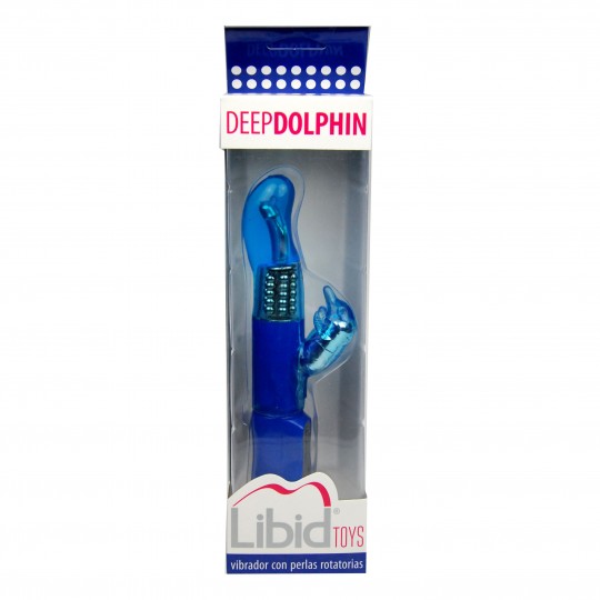 VIBRADOR DEEP DOLPHIN AZUL LIBID TOYS