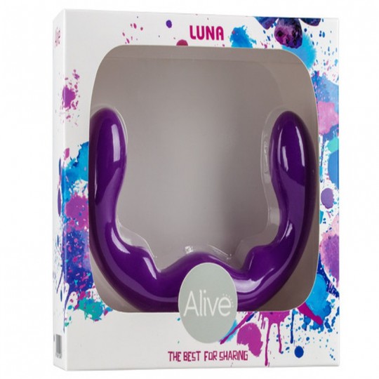 ALIVE DOUBLE DILDO LUNA PURPLE