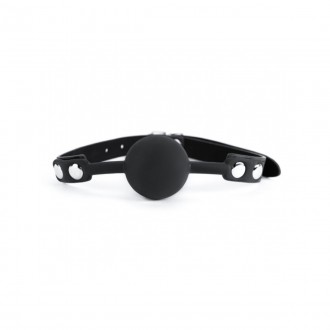 ARGUS TOYS ARGUS FETISH BLACK SILICONE BALL GAG